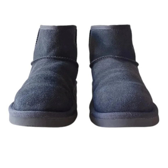 Koolaburra by UGG Koola Mini Casual Comfy Gray Suede Ankle Bootie Boho Indie - Picture 3 of 7